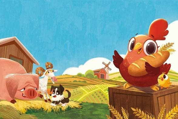 خلاصه کتاب داستان The Little Red Hen.jpg