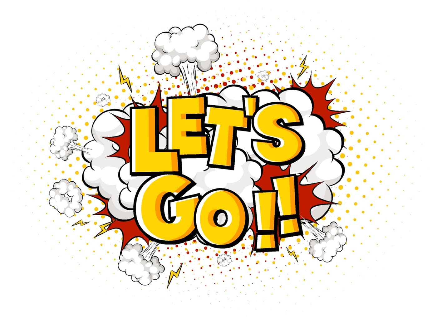 در جواب let's go چه بگوییم؟