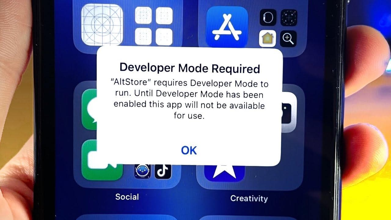 معنی جمله Developer mode required چیست؟.jpg