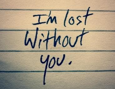 معنی جمله I'm lost without you چیست؟.jpg