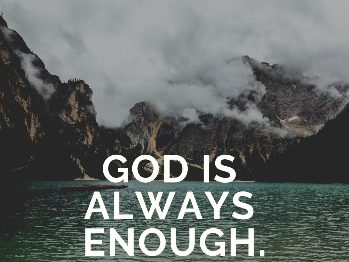 معنی جمله god is enough for me چیست؟.jpg