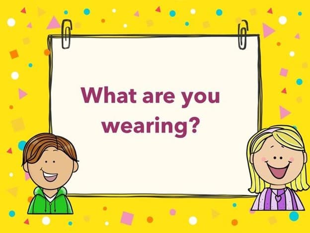 معنی جمله what are you wearing چیست؟