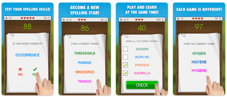 برنامه Spelling Master Game