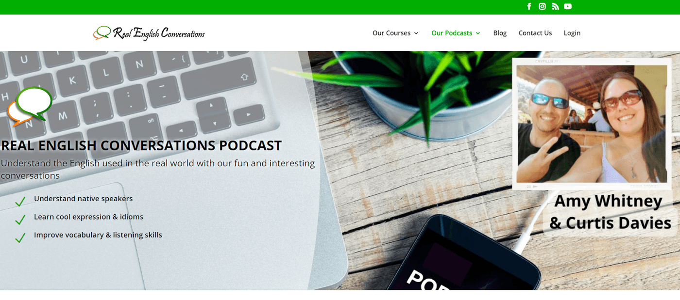 پادکست REAL ENGLISH CONVERSATIONS PODCAST