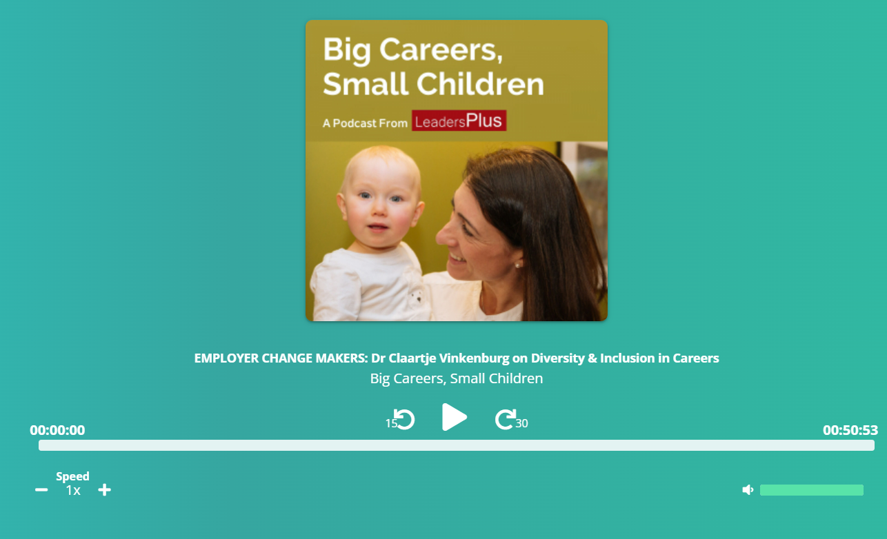پادکست Big Careers, Small Children