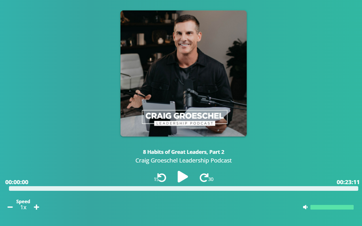 پادکست Craig Groeschel Leadership