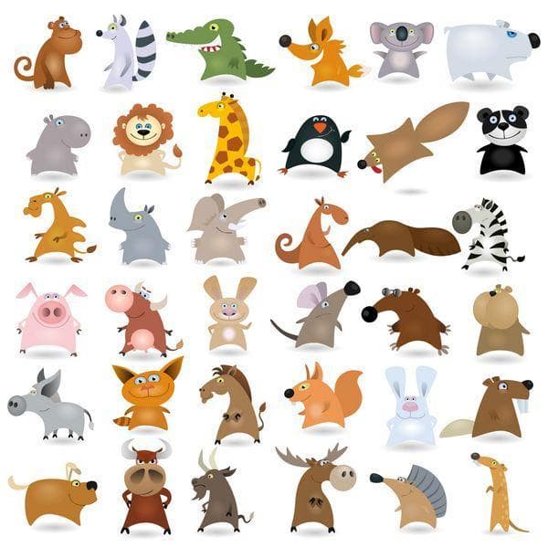 لیست حیوانات پستاندار به زبان انگلیسی
