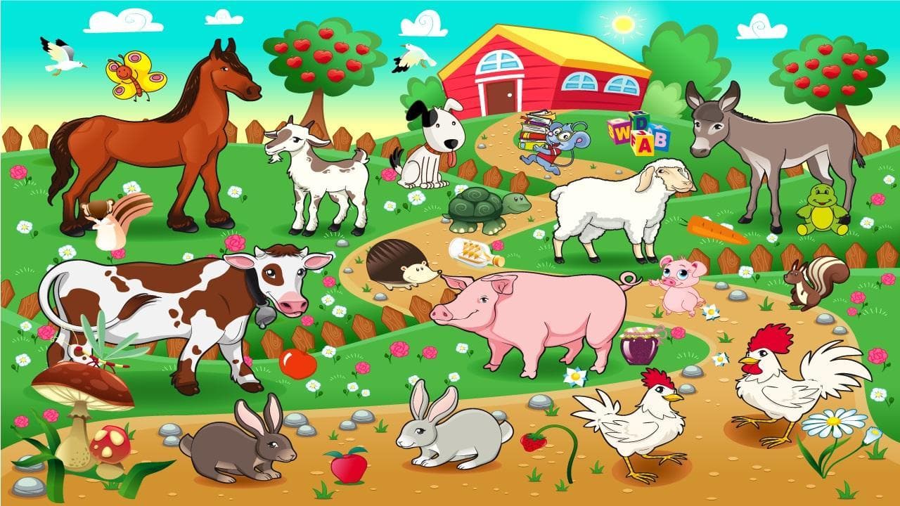 لیست حیوانات مزرعه به انگلیسی 