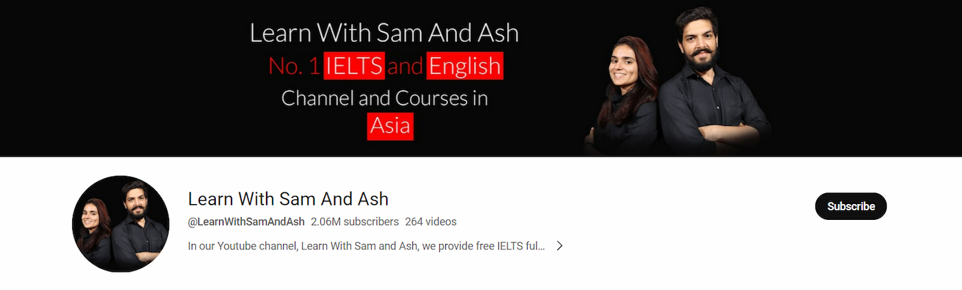 کانال Learn With Sam And Ash