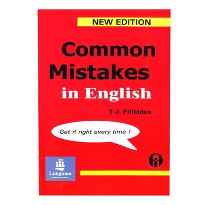 دانلود کتاب Common Mistakes in English (اشتباهات رایج در انگلیسی)