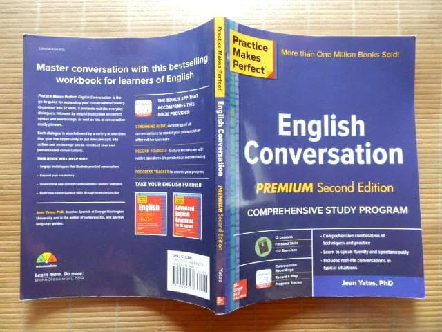 جلد کتاب English conversation premium second edition