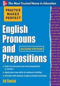 تصویری از جلد کتاب Practice Makes Perfect - English Pronouns and Prepositions.jpg