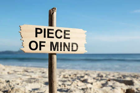 معنی جمله Peace of mind چیست؟