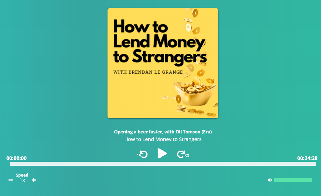 پادکست How to Lend Money to Strangers