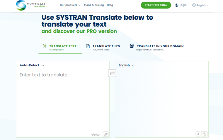 برنامۀ Systran Translation